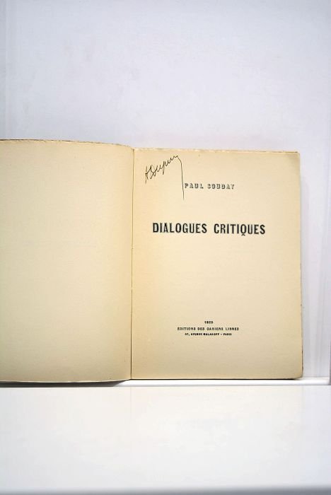 Dialogues critiques.