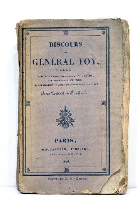 Discours, précédés d'une Notice biographique par M.P.F. Tissot; d'un éloge …