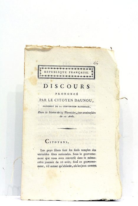 Discours prononcé dans la séance du 23 Thermidor, jour anniversaire …