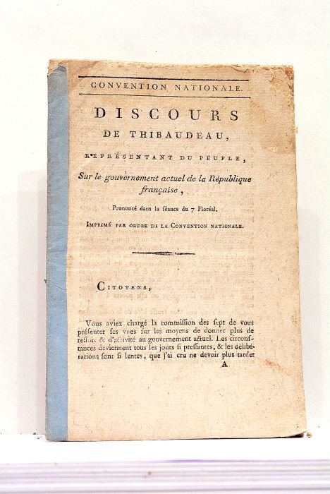 Discours sur le Gouvernement actuel de la République française.