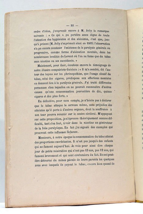 Discussion sur la folie paralytique à l'Académie Royale de Belgique. …