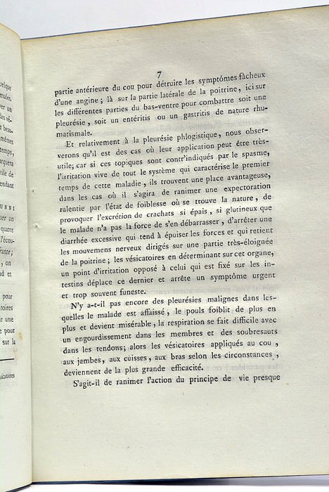 Dissertation sur les indications et les contr'indications des Vésicatoires. Présentée …