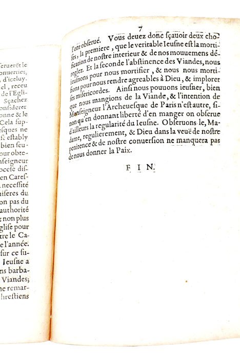 Doctrine Catholique et Véritable, touchant l'observation du Caresme, et les …