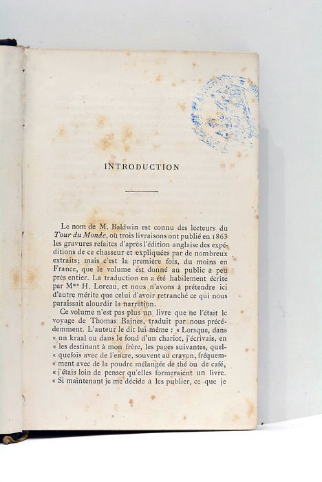 Du Natal au Zambèse. 1851-1866. Récits de chasses. Traduits par …