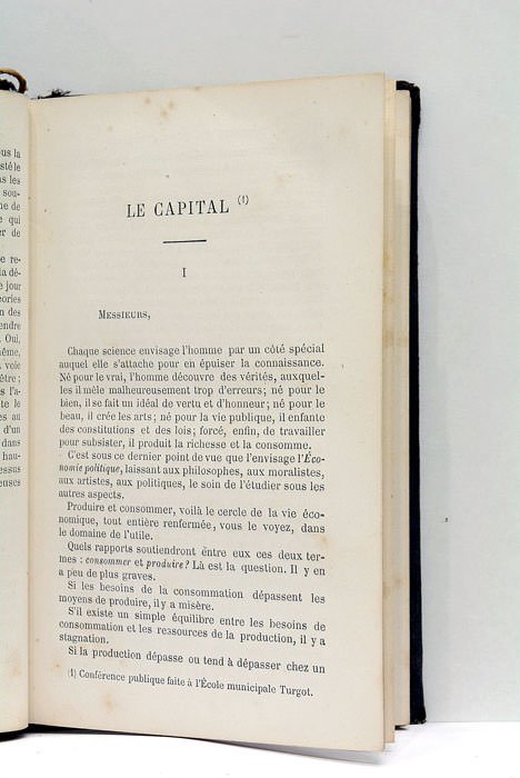 Économie Politique Populaire. Erreurs et préjugés économiques. - Le Capital …