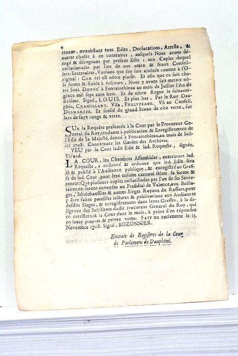 EDIT du Roy, donné à Fontainebleau au mois de Juillet …