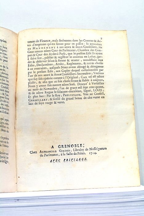 EDIT du Roy, portant creation de Courtiers de Change, de …