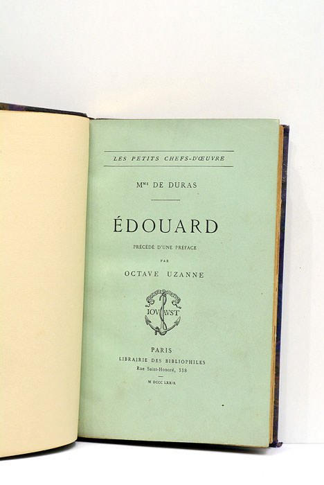 Édouard. Précédé d'une préface par Octave Uzanne.