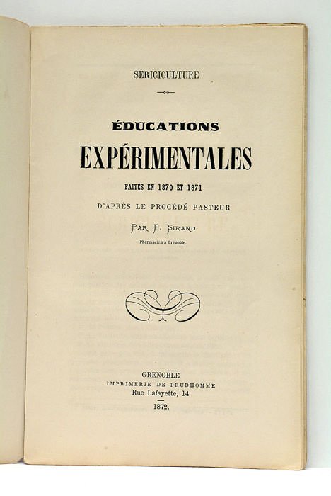 Éducations Expérimentañes faites en 1870 et 1871 d'après le procédé …