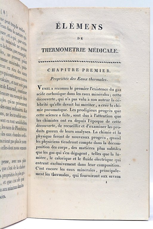 Elémens de Thermométrie Médicale.