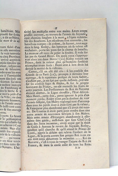 Eloge de Maximilien de Bethune, Marquis de Rosny, Duc de …