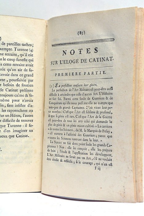 Eloge de Nicolas de Catinat, Maréchal de France; présenté à …