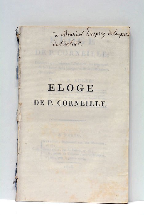 Eloge de P. Corneille.