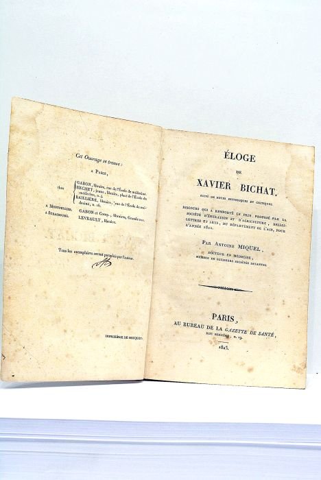 Eloge de Xavier Bichat, suivi de Notes Historiques et Critiques. …