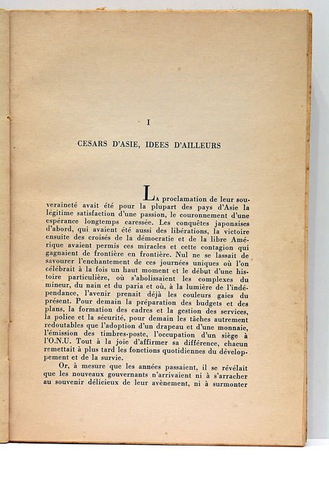 Éloge du Colonialisme. Essai sur les Révolutions d'Asie.
