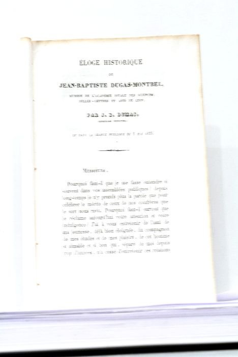 Eloge Historique de J.-B. Dugas-Montbel, membre de l'Académie Royale des …