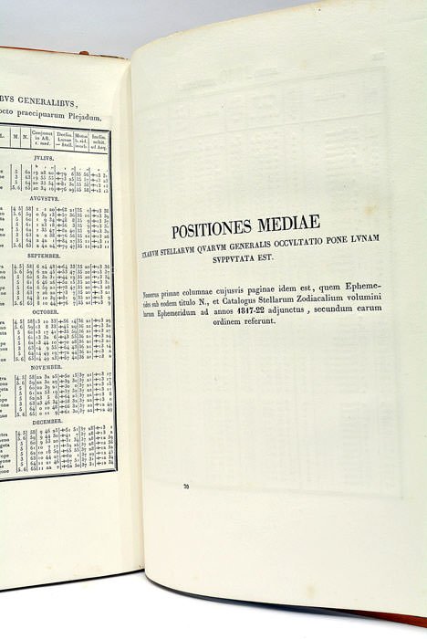 EPHEMERIDES Motuum Caelestium pro anno intercalari 1840 supputatae ad Meridianum … | Immagine Gallery 3