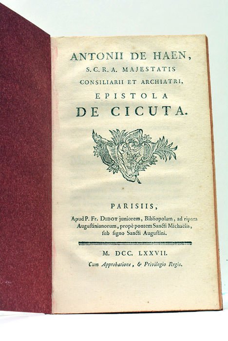 Epistola de Cicuta.