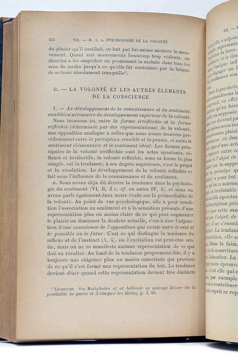 Esquisse d'une Psychologie fondée sur l'Expérience. Edition française, rédigée avec …