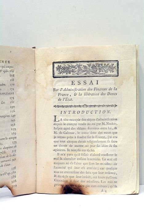 ESSAI sur l'Administration des Finances de la France, et la …