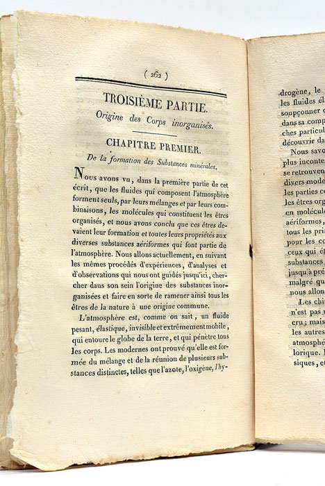 Essai sur l'Origine des Corps Organisés et Inorganisés, et sur …