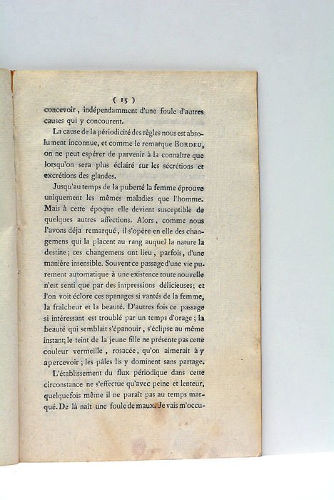 Essai sur la Chlorose.