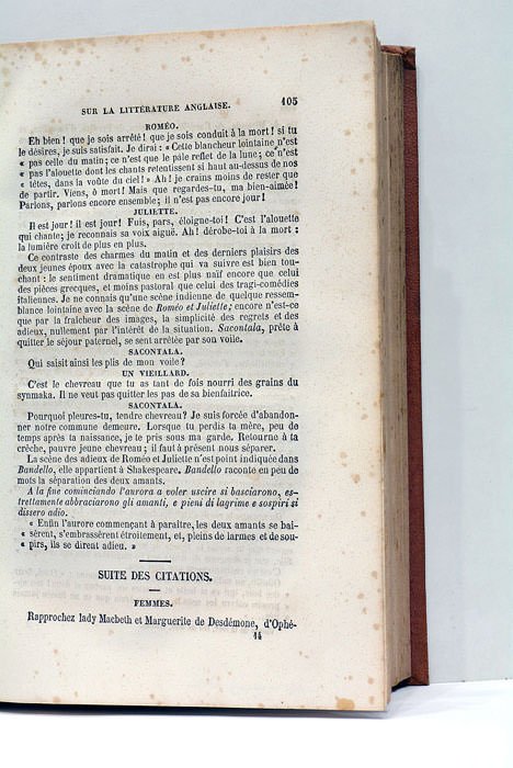 Essai sur la Littérature Anglaise. Suivi de la traduction de …