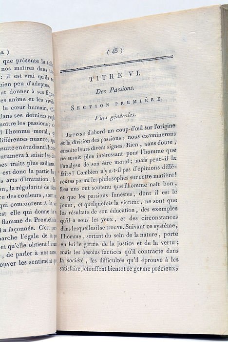 Essai sur la Physiognomonie des Corps Vivans, considérée depuis l'homme …