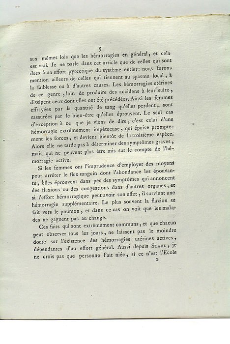Essai sur les hémorragies contre-nature de l'utérus hors l'état de …