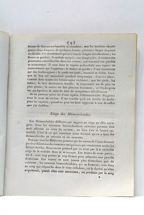 Essai sur les hémorrhoïdes.