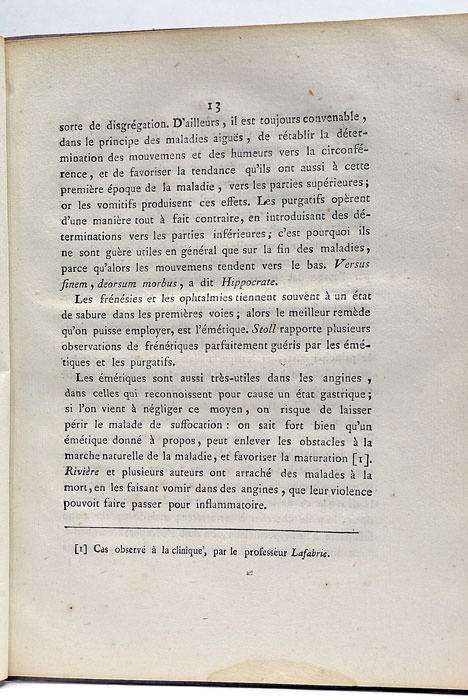 Essai sur les Indications et Contre-Indications dans l'usage de l'Emétique.