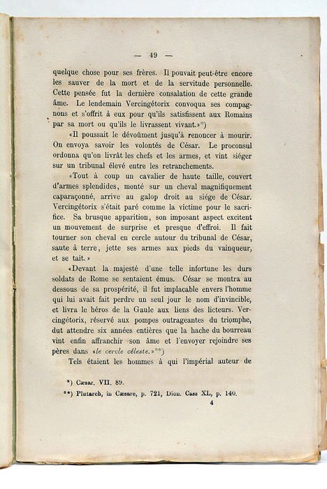 Etude critique sur l'Histoire de Jules César de Napoléon III.