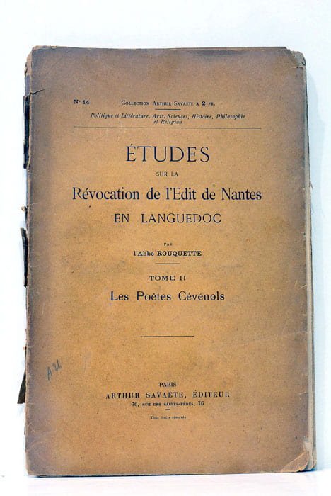 Etude sur la Révocation de l'Edit de Nantes en Languedoc. …