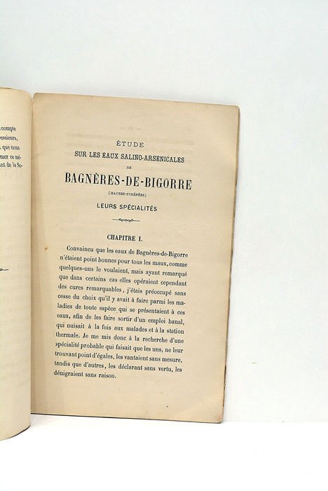 Étude sur les eaux salino-arsenicales de Bagnères-de-Bigorre (Hautes-Pyrénées).