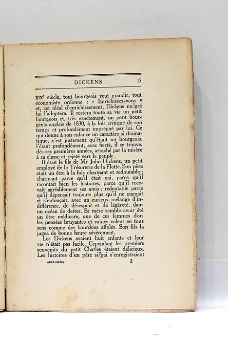 Études anglaises. Dickens - Walpole. Ruskin et Wilde. La Jeune …