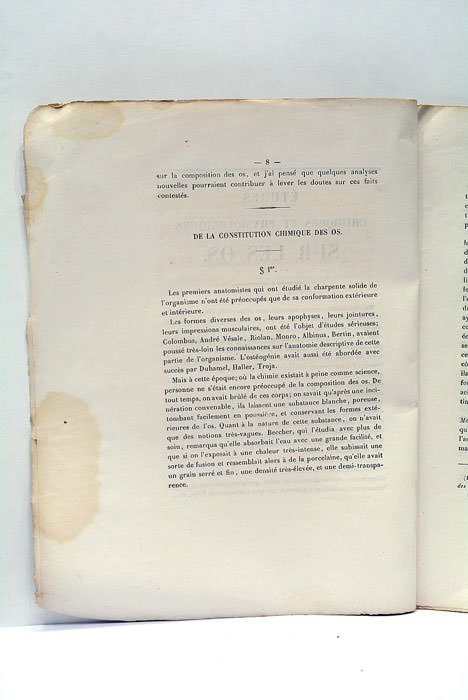 Etudes Chimiques et Physiologiques sur les Os.