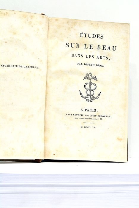 Etudes sur le Beau dans les Arts. A Paris, chez …