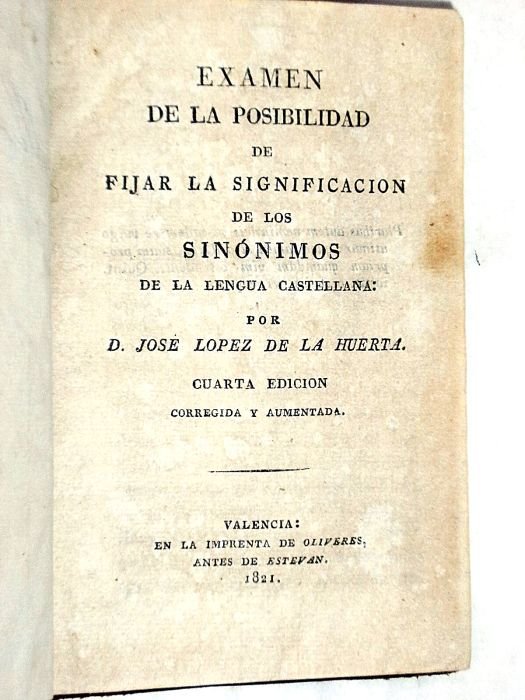 Examen de la Posibilidad de fijar la significacion de los …
