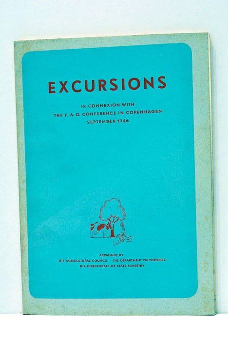 Excursions in connexion with the F. A. O. conference in …