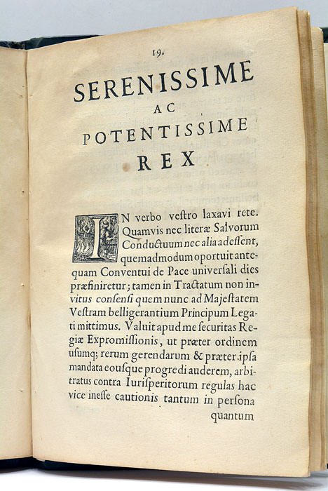 Exemplum Literarum ad serenissimum daniae et Norvegiae regem a Gallico …