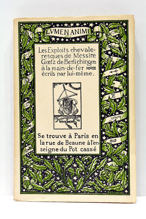 EXPLOITS (LES) CHEVALERESQUES DE MESSIRE GOETZ DE BERLICHINGEN à la …