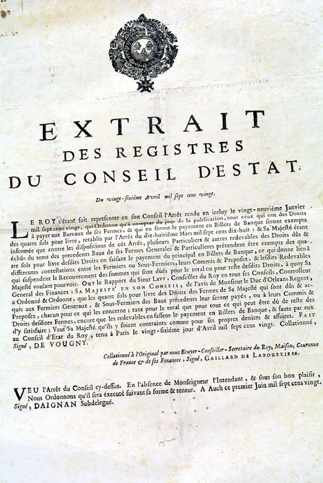 EXTRAIT DES REGISTRES DU CONSEIL D'ETAT, Du vingt-sixième Avril mil …