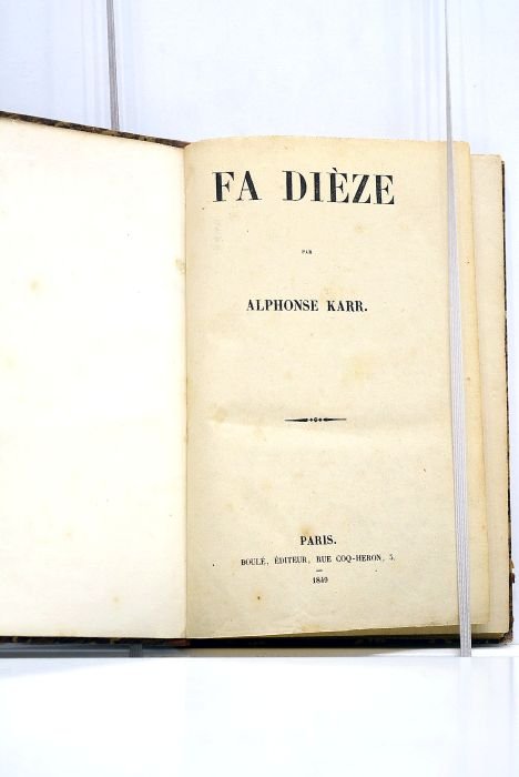 Fa dièze. Paris, Boulé, 1849. A LA SUITE: 2) L'écolier …