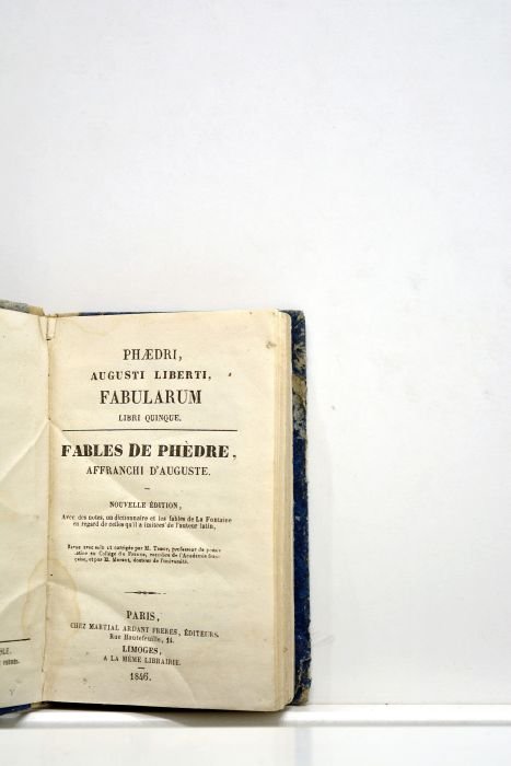 Fabularum. Libri quinque. Fables. Nouvelle édition. Avec des notes, un …