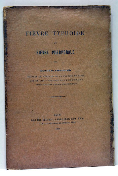 Fièvre Typhoïde et Fièvre Puerpérale.