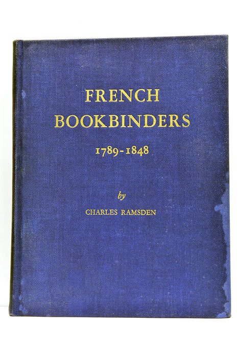 Franch Bookbinders 1789 - 1848.