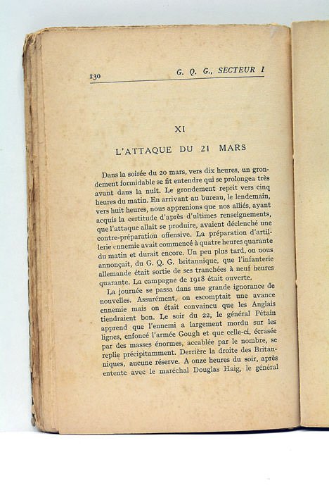 G.Q.G. Secteur I. Édition définitive revue et augmentée. Tome second.
