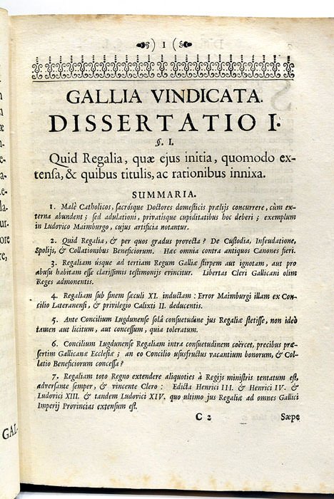 Gallia Vindicata, in qua Testimonis, Exemplisque Gallicanae praesertim Ecclesia qua …