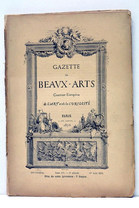 GAZETTE DES Beaux-Arts. Courrier Européen de l'Art et de la …