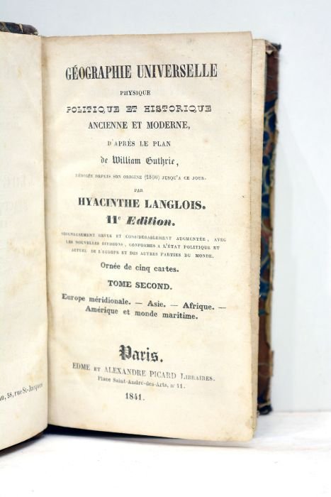 Géographie universelle physique, politique et historique ancienne et moderne, d'après …
